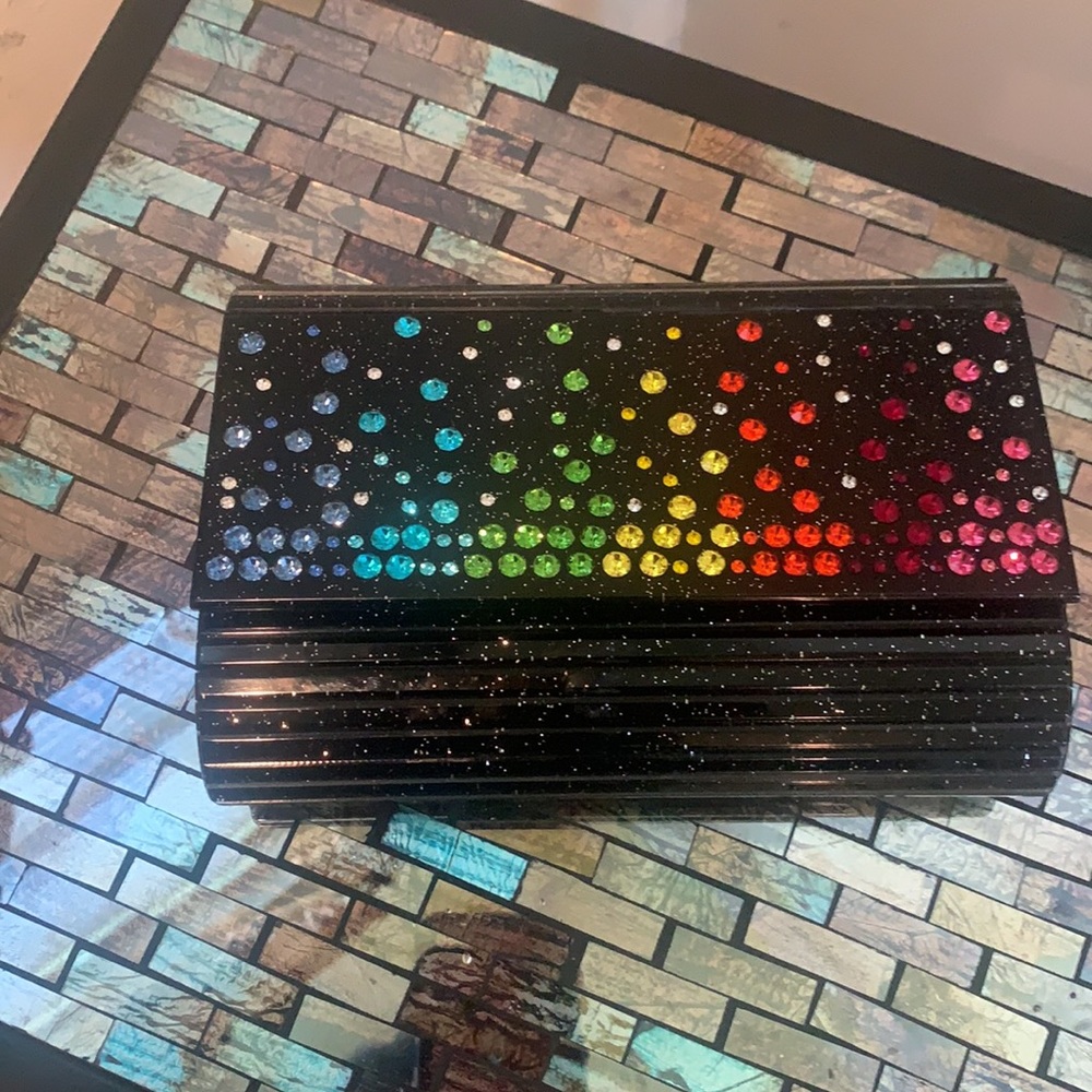 KURT Geiger London Crystal Embellished Party Clutch